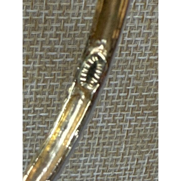 Kenneth Lane Gold & Ivory Hoop Earrings 2" Diameter Elegant Design Womens - Picture 12 of 15